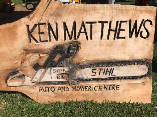 Khen Mattews wood works — Experienced mower servicing Ulladulla